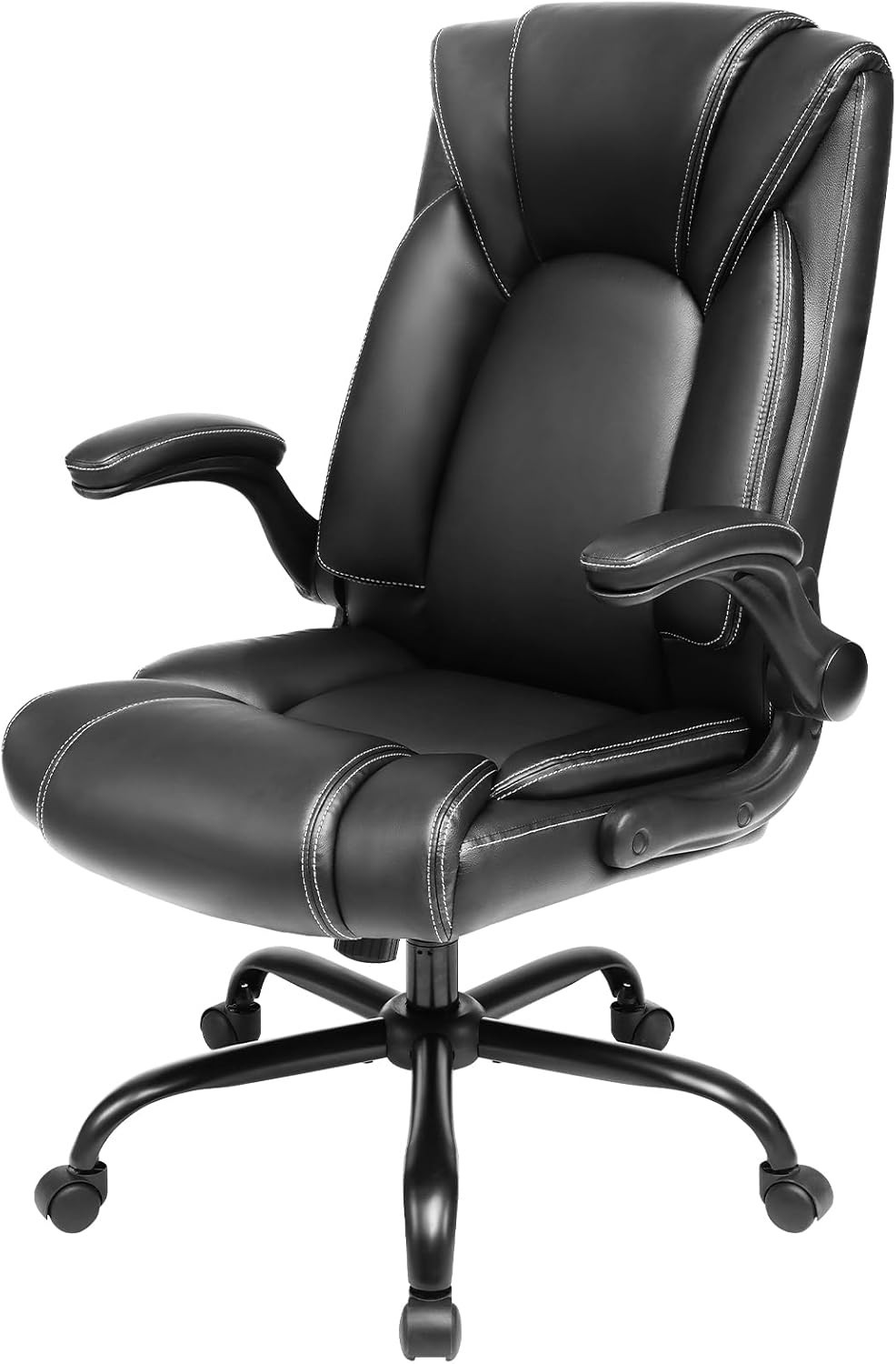 Flip-up Arms Office Chair 300lbs Executive Chair Swivel Office Chair with hydrol