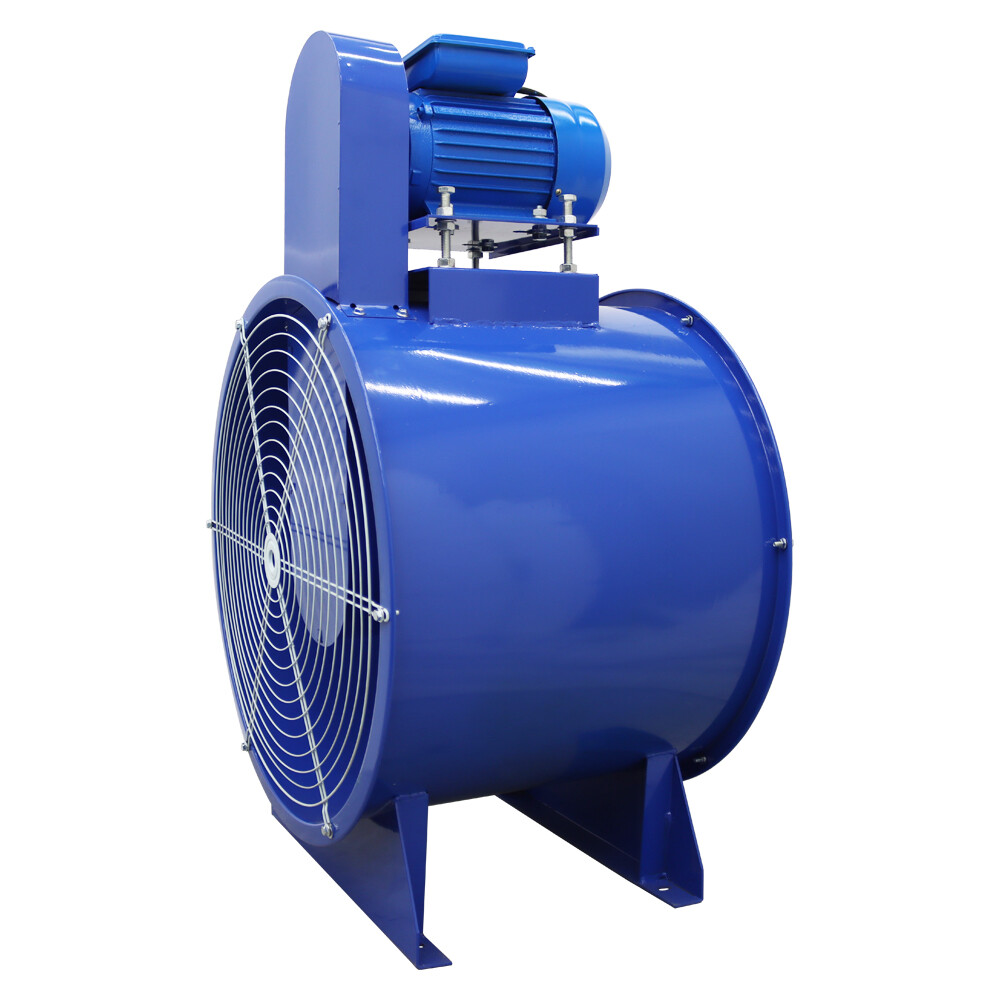 24″ Dia Electric Tube Axial Fan Paint Room Exhaust Fan 1500W 1450r/min 220V