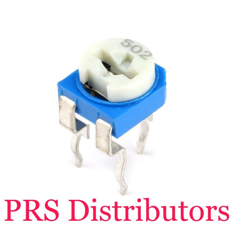 50 Trimmers Potentiometers 100Ω to 1MΩ Adjustable Variable Resistors RM-065