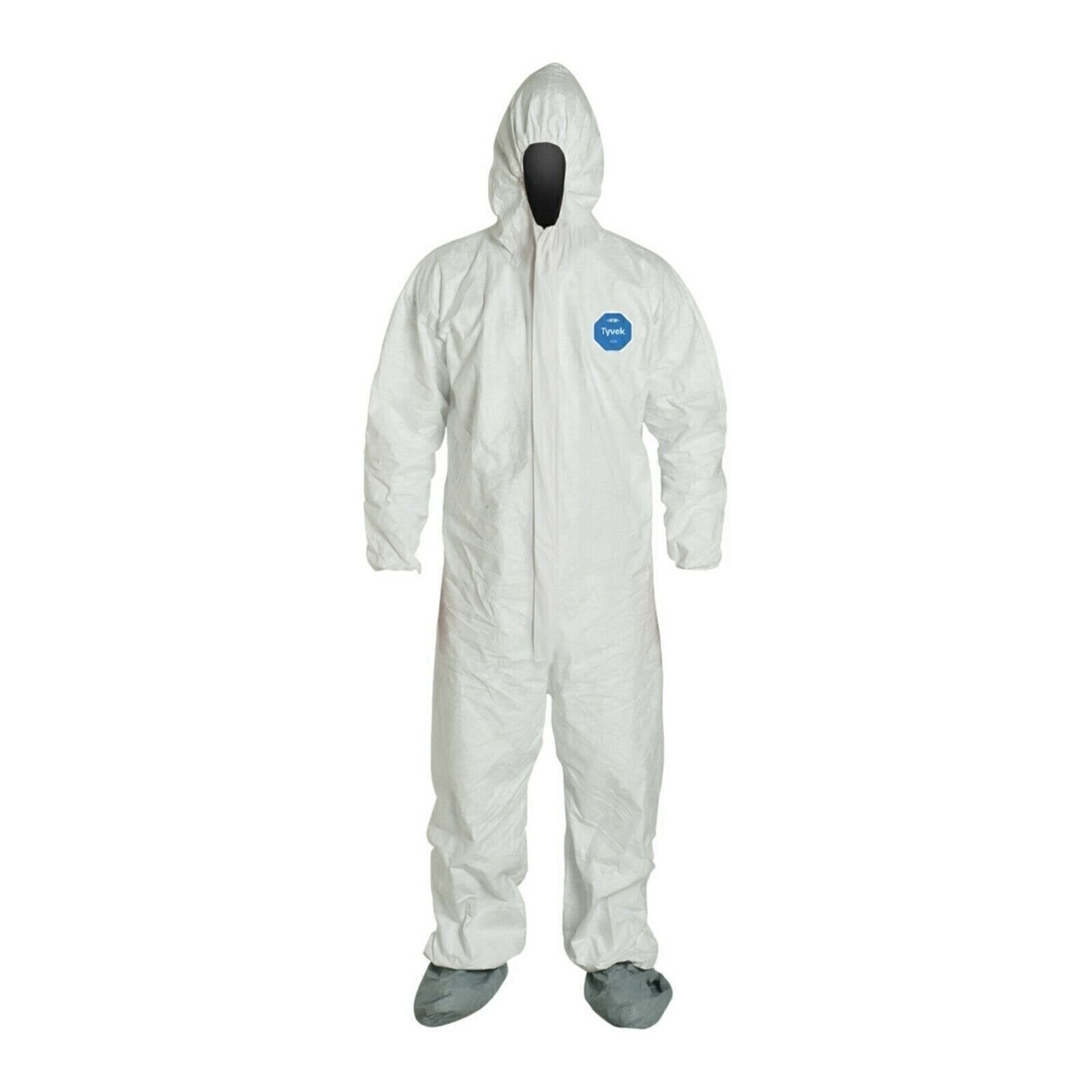 Dupont TY122S Tyvek Coverall Bunny Suit Hood and Booties Size M – 5XL – VARIETY