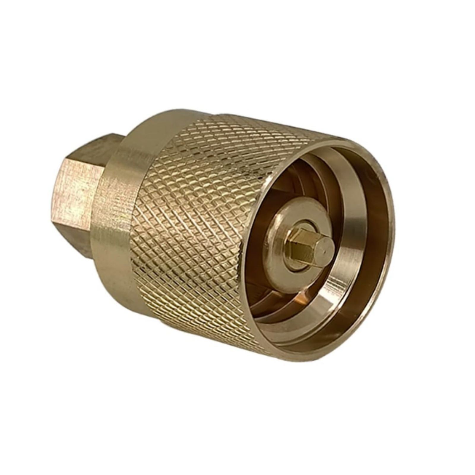 RE7141F Brass Forklift Connector Female Fitting Connection Propane Tank Adapter