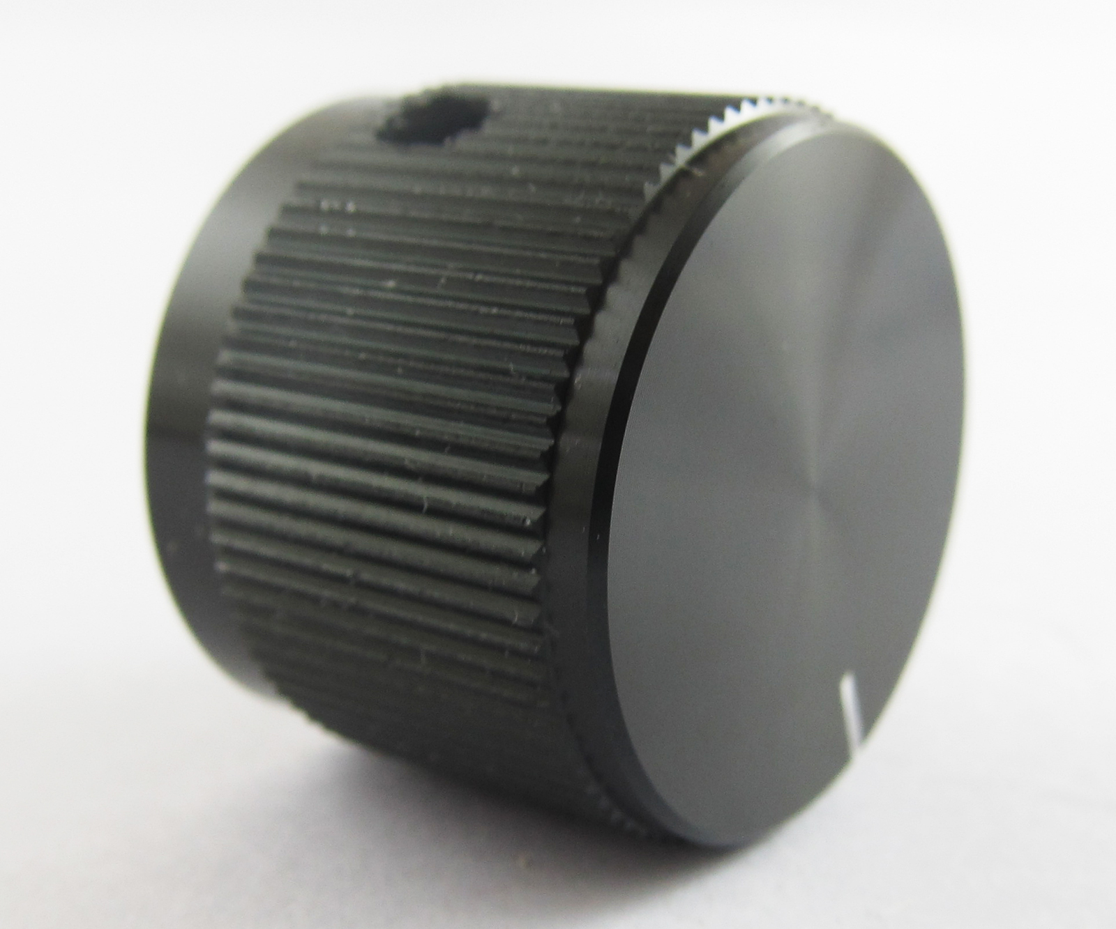 1pc High Quality Black Color Aluminum Audio Rotary pots Knob 30mm x 19mm NEW