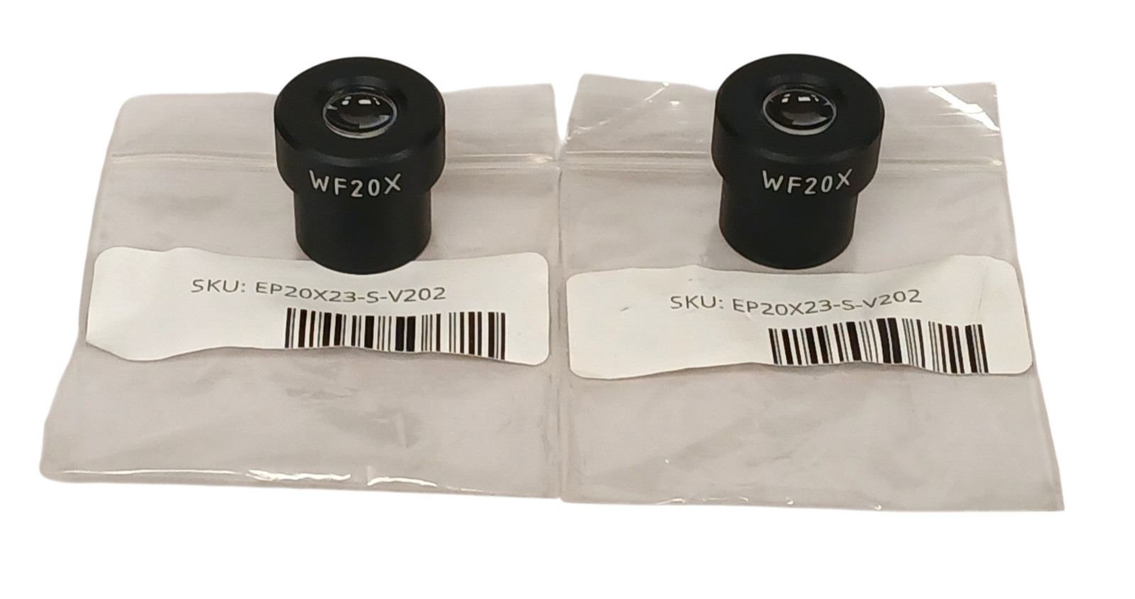 2 PACK NEW AmScope EP20X23 Microscope Eyepieces WF20X (23mm)