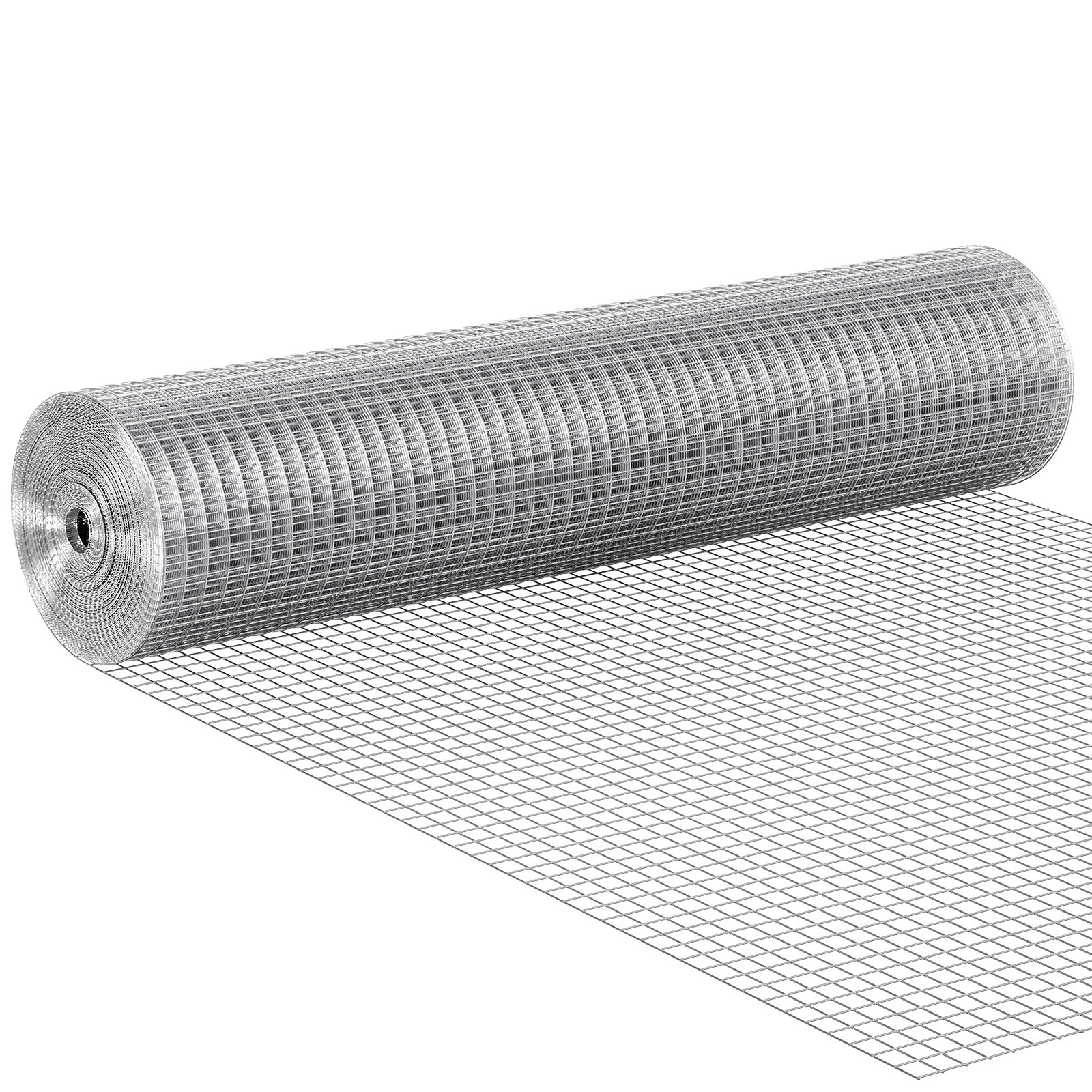 VEVOR Hardware Cloth 1/2″ 24in x 25ft 19 Ga Wire Mesh Roll Chicken Wire Fencing
