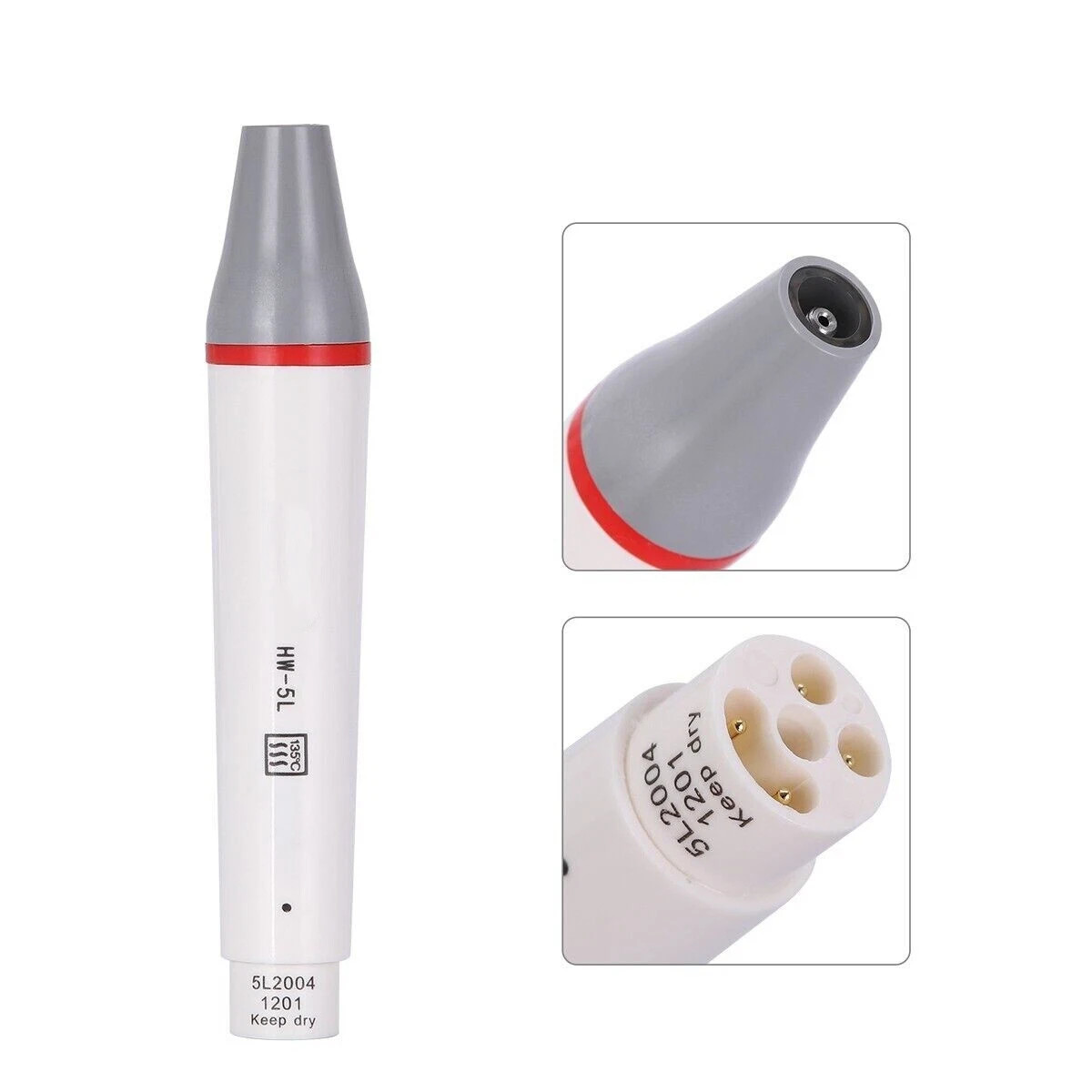 Dental Ultrasonic Scaler Scaling Tip HW-5L Led Handpiece G1-8 fit EMS Woodpecker