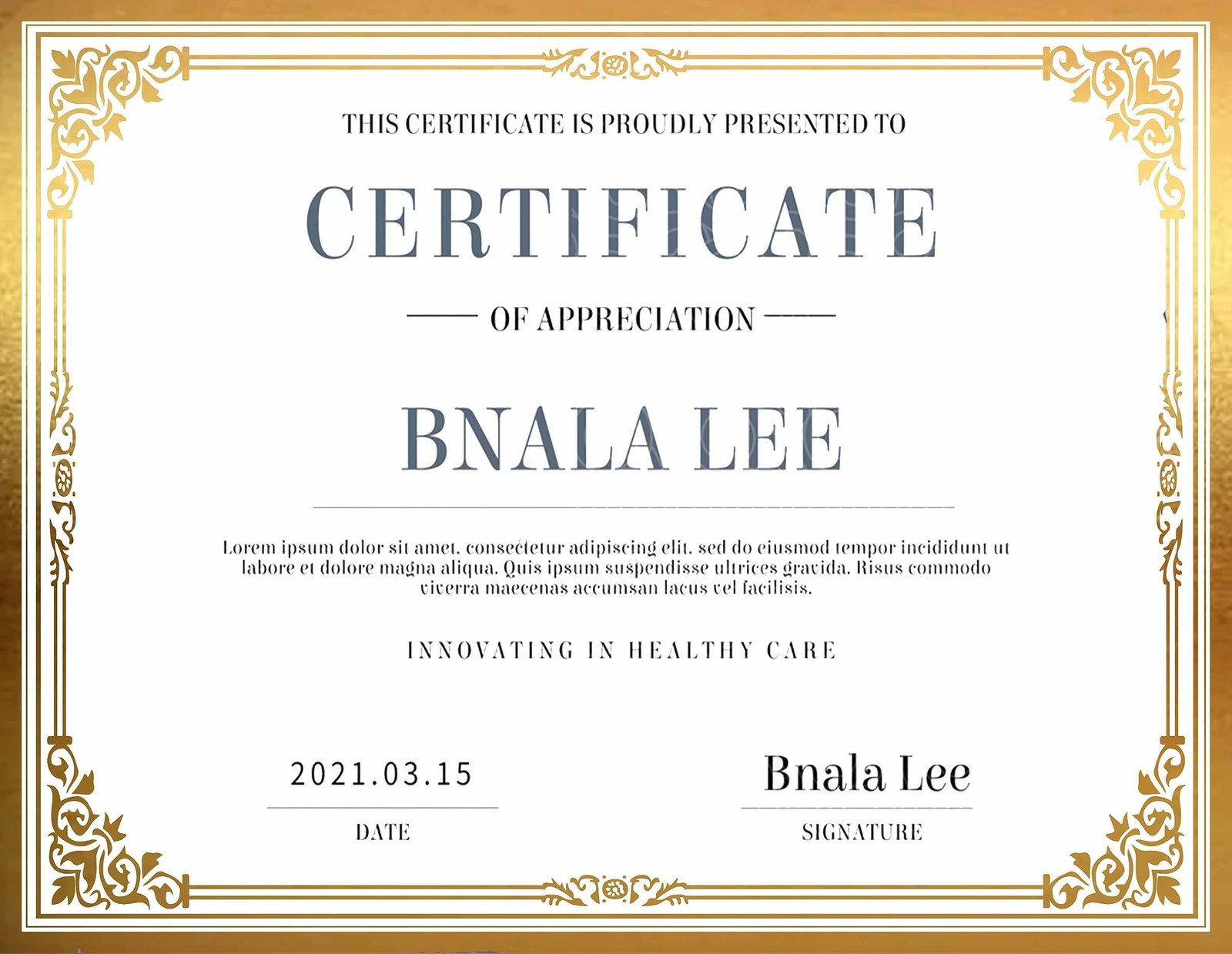 Professional Certificate Paper 8.5 x 11 for Printing, x 11 inches, GOLD