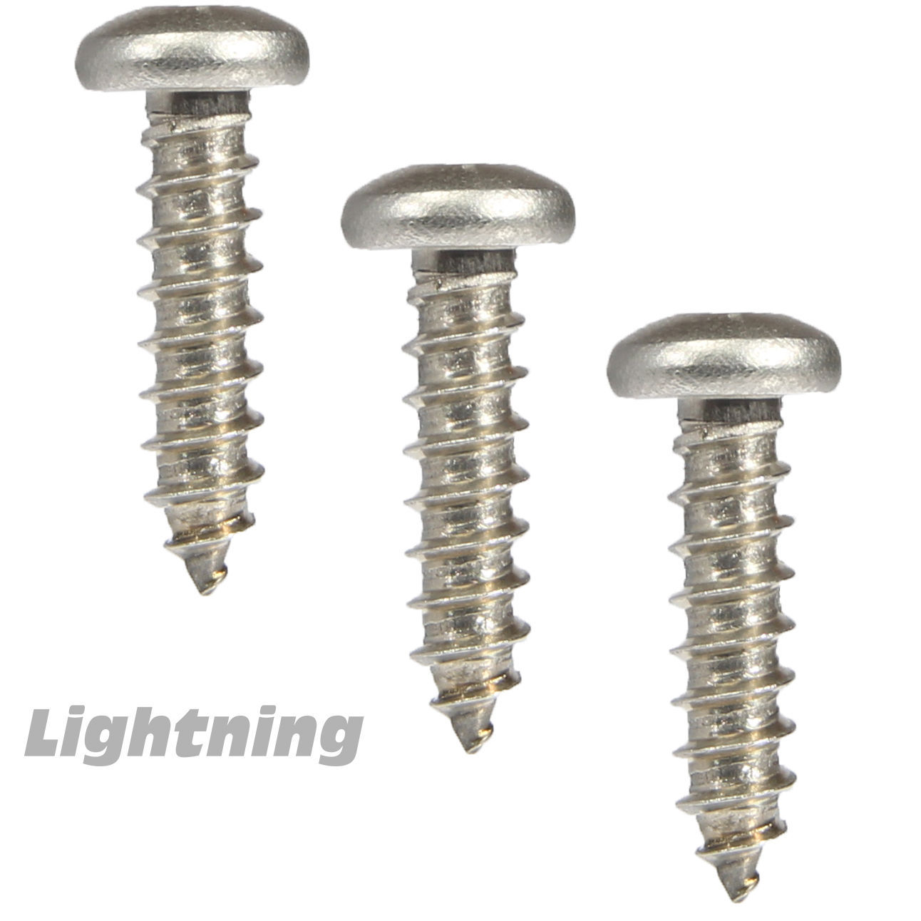 Square Drive Pan Head Sheet Metal Screws 316 Stainless Steel #10 X 2″ Qty 500
