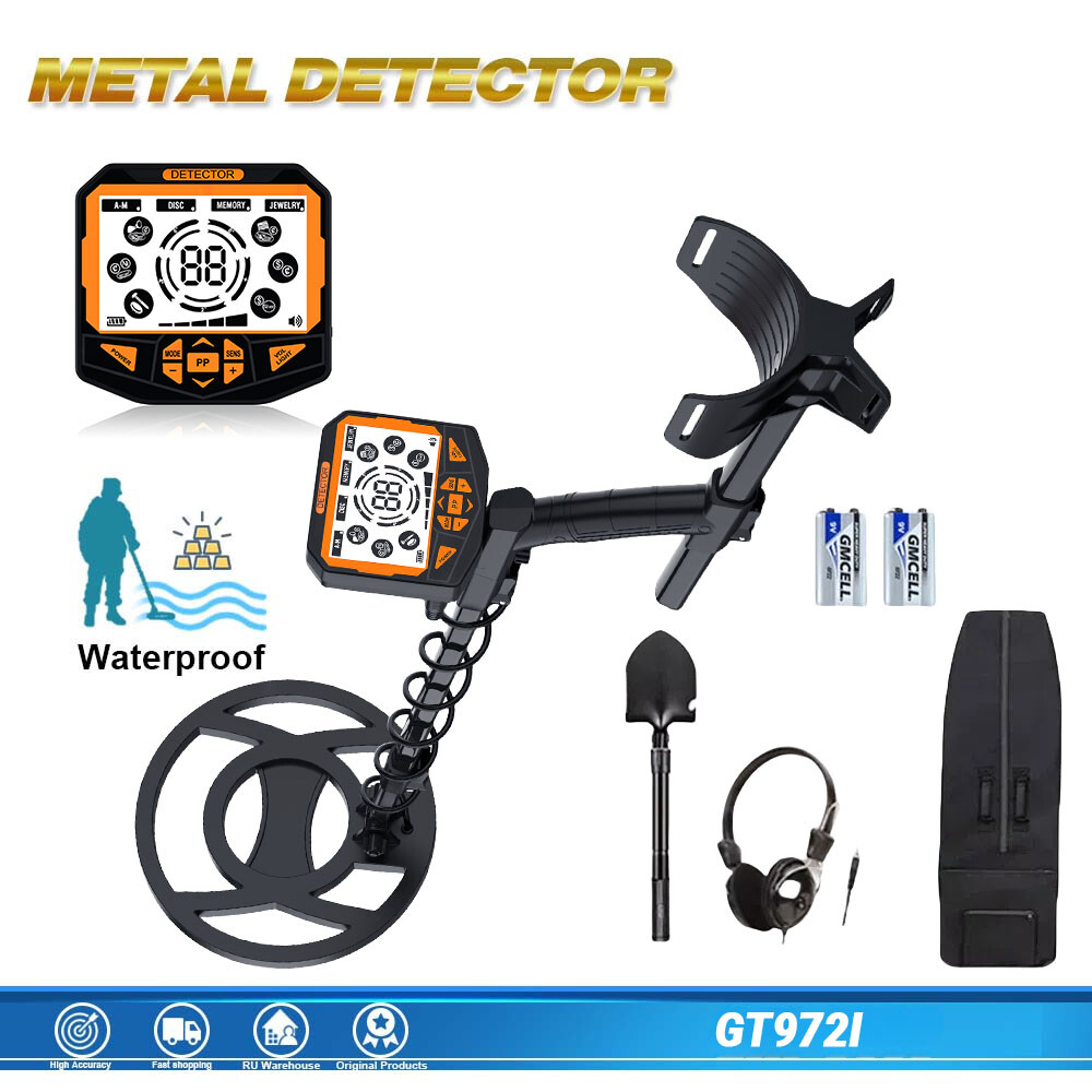 Advanced Metal Detector – 5.8KHz,DISC Range,Ideal for Gold & Silver Hunting