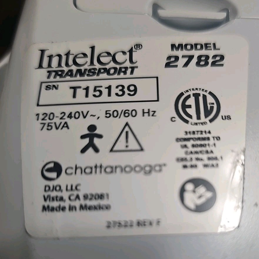 Chattanooga Intelect Transport 2 Channel Combination Unit No SUPPLY