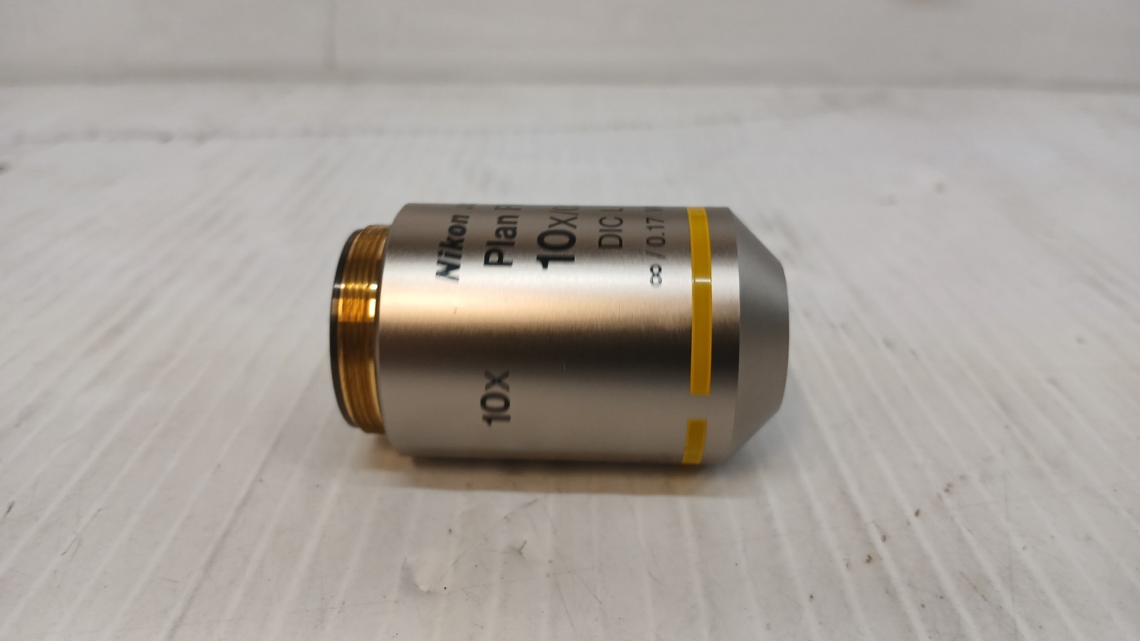 Nikon Plan Fluor 10x Microscope Objective 10x/0.30 DIC L Infinity/0.17 WD 16.0
