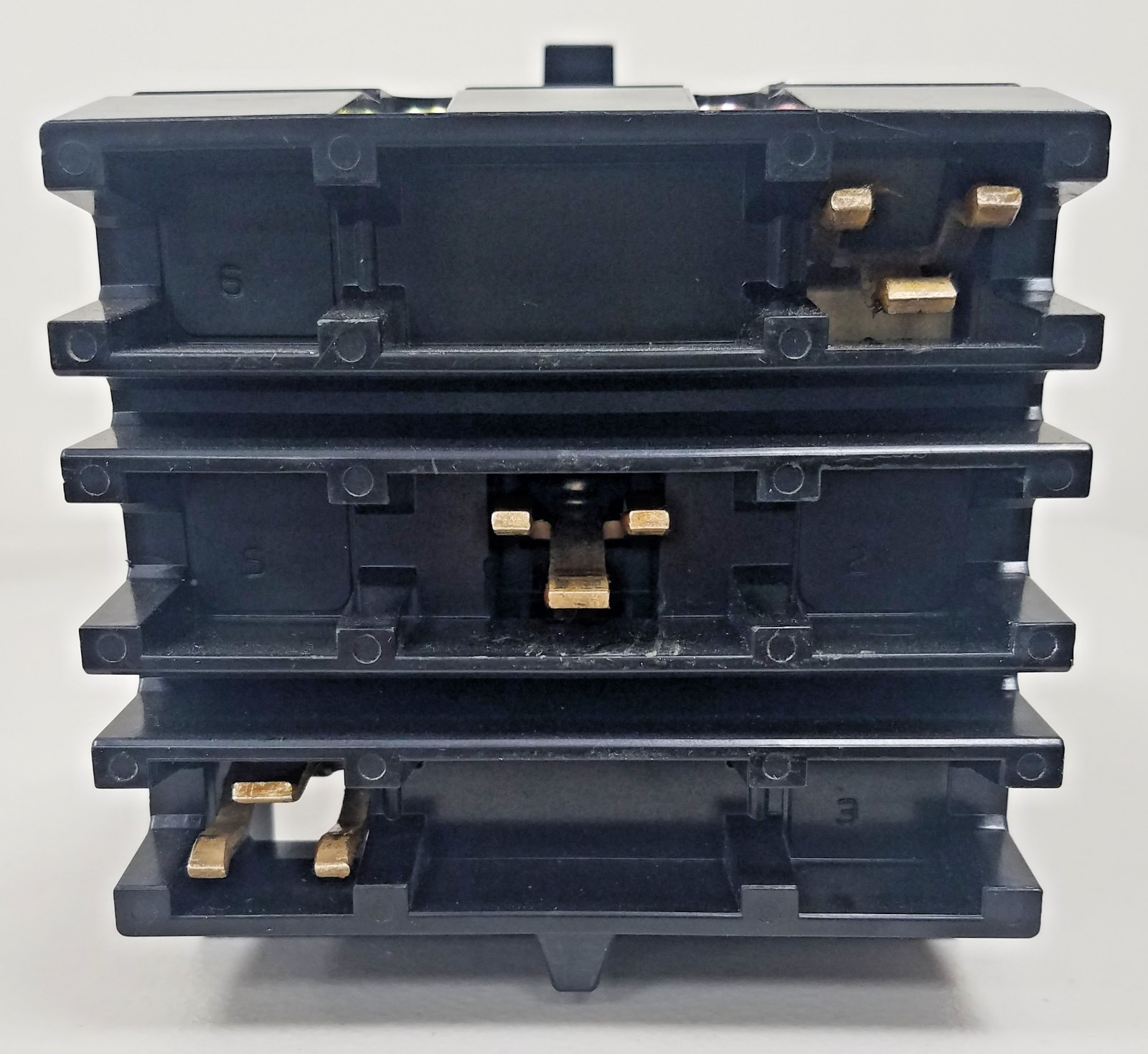 Square D FH36015 15A 3-Pole AC I-Line Circuit Breaker 600V On/Off Switch No Box
