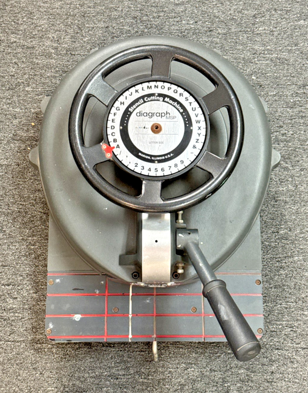 Diagraph MSP 1″ Character Stencil Cutting Machine ( USA )