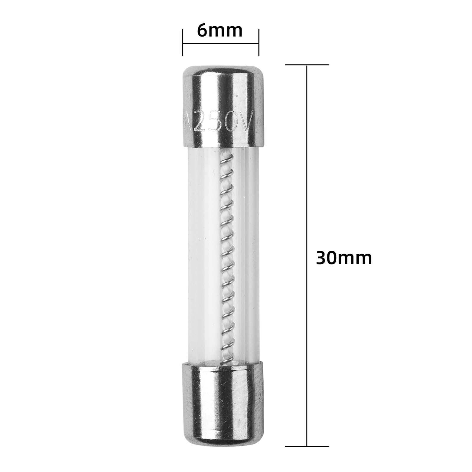 20Pcs T3AL250V 3A 250V SLOW Blow Glass Fuse 6X30mm T3AL Time Delay Fuses