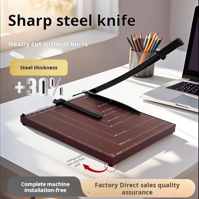 Guillotine Paper Cutter 18 Inch – Professional Large Paper Heavy Duty Trimmer, 1