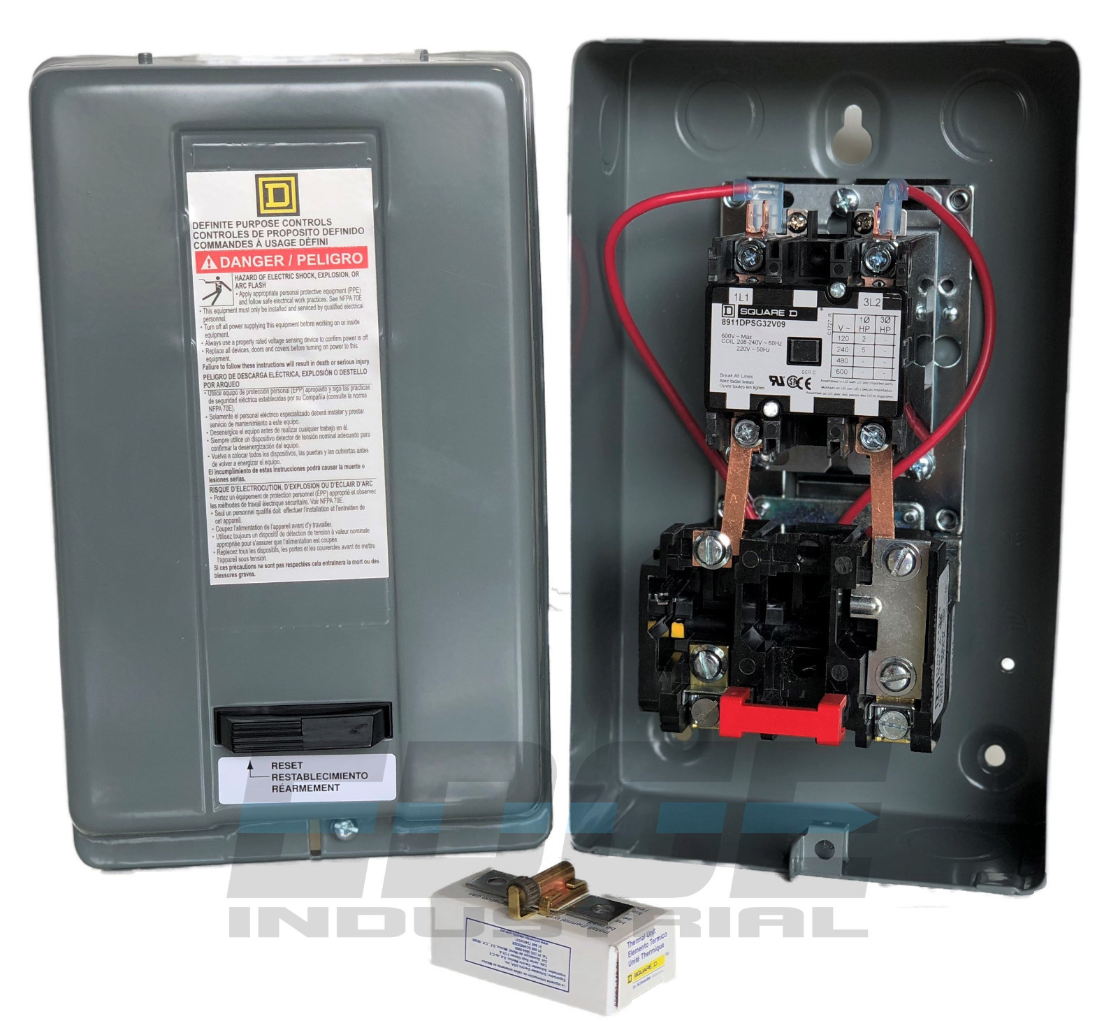 BALDOR L1410T , L1430T MAGNETIC STARTER 5HP SINGLE PHASE 208-240 VOLT