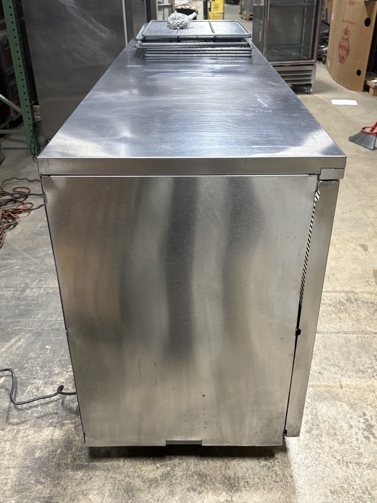 Perlick BBS108 108″ Back-Bar Refrigerator 4 Swinging Glass Doors, Stainless 120V