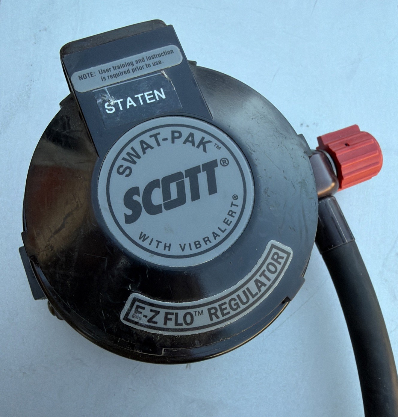 SCOTT E-Z FLO REGULATOR SWAT-PAK EZFLO VIBRALERT 804370-02 SCBA QuikConnection