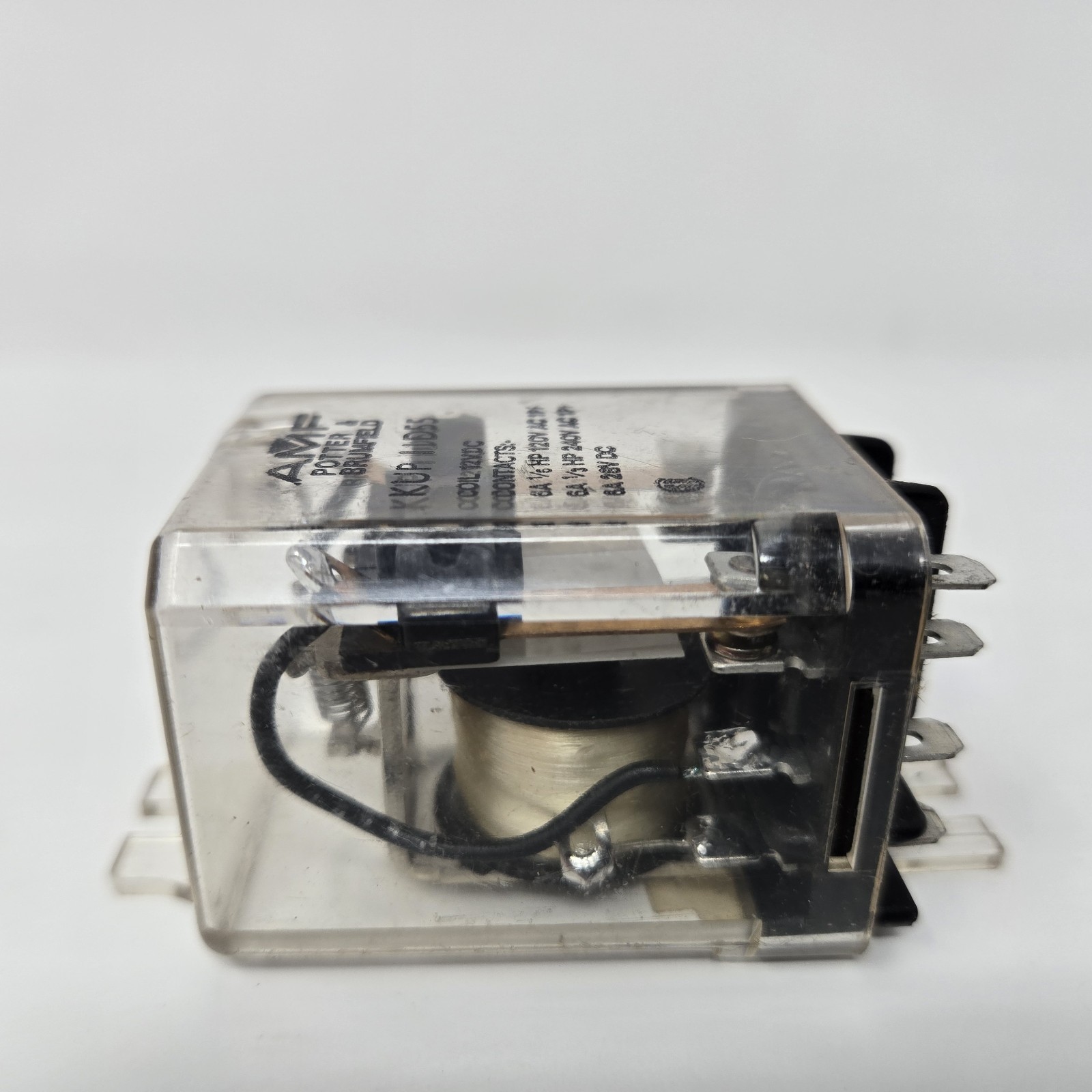 AMF Potter & Brumfield KUP-11D55 12VDC DPDT 8-Pin Plug-In Relay NOS Bench Tested