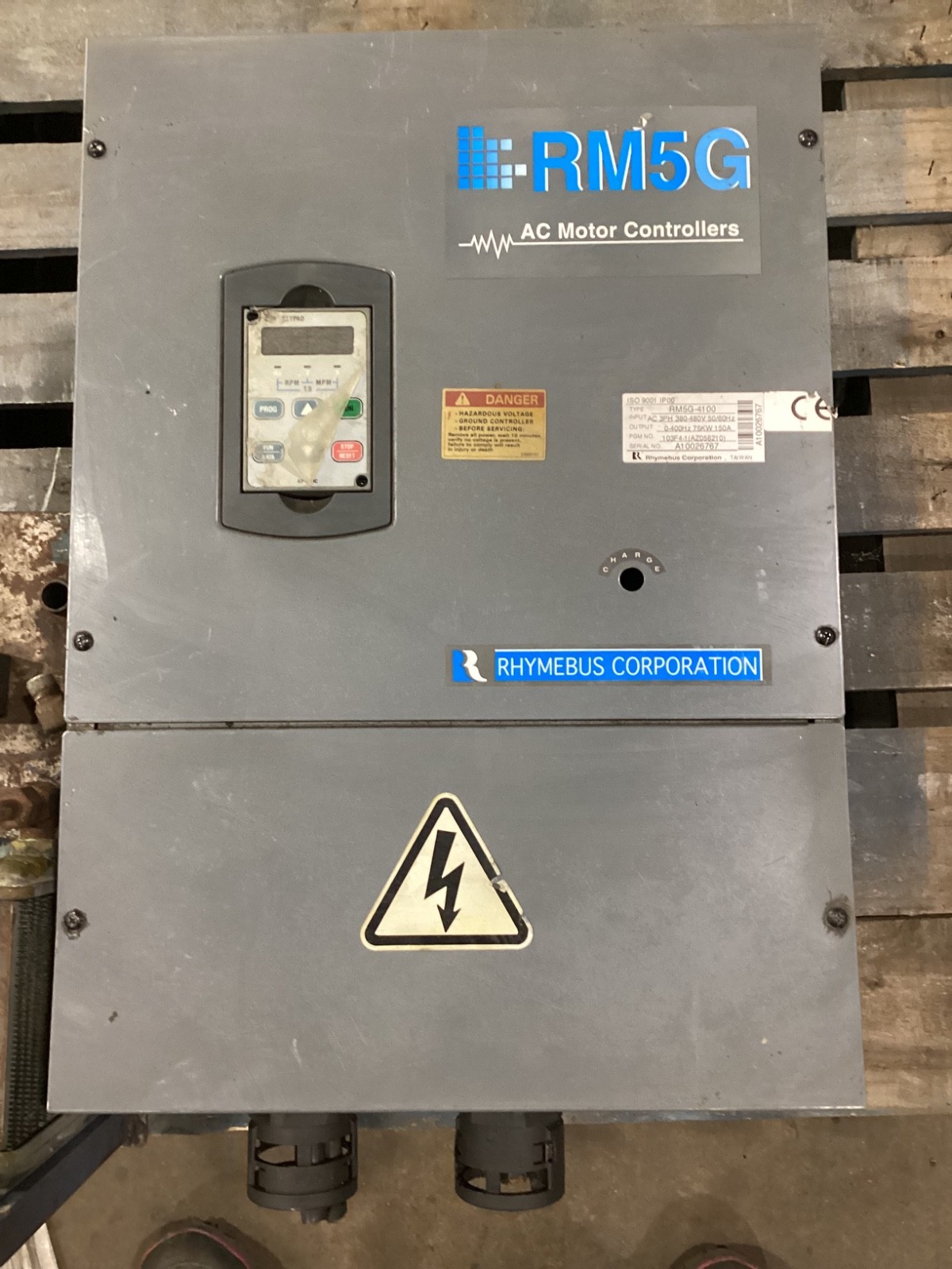 RM5G-4100 AC Motor Controller ISO 9001 IP00 Rhymebus Corp. #151JMFML*SIJ116