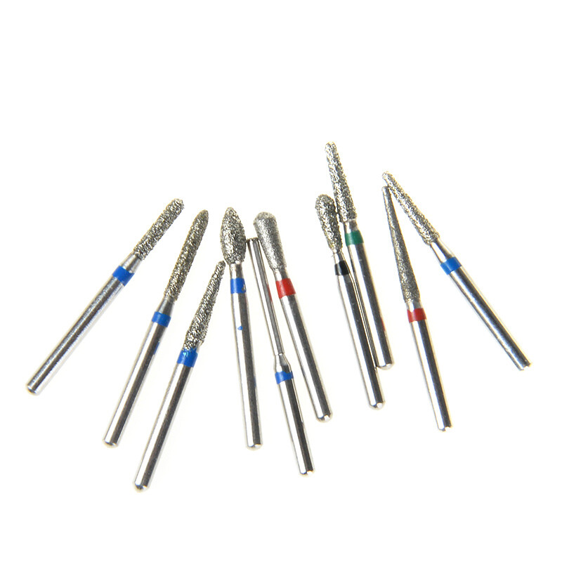 70-100pcs AZDENT Dental Large Emery Super Coarse Diamond Polishing Burs FG Burs