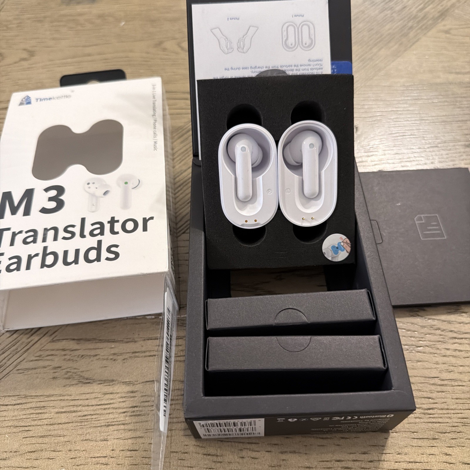 Timekettle M3 Translator Earbuds 40 Languages OpenBox