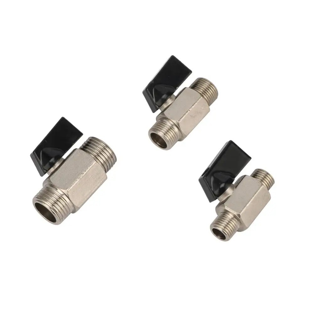 Mini 3/8″ Male 3/8 Inch Female NPT Brass Ball Shut Off Valve Water Air Fluid WOG
