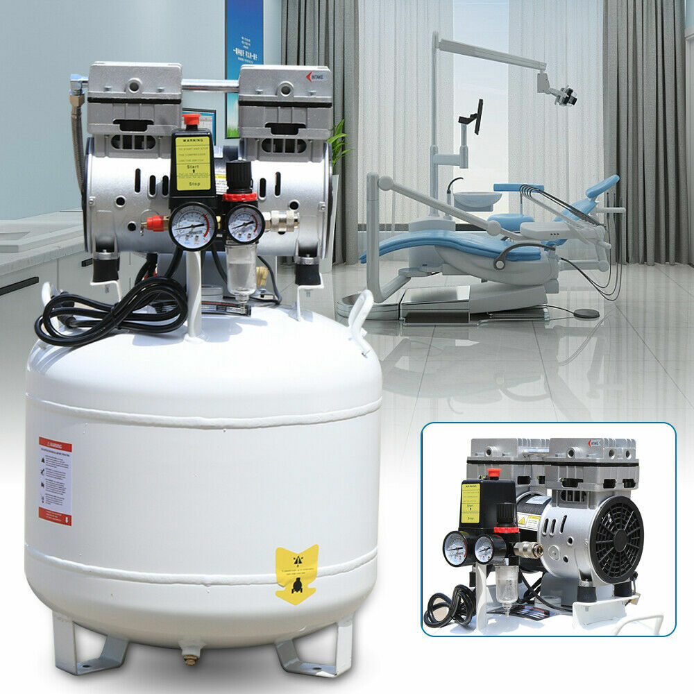 115PSI 40L Dental Medical Air Compressor Silent Air Compressor Oilless