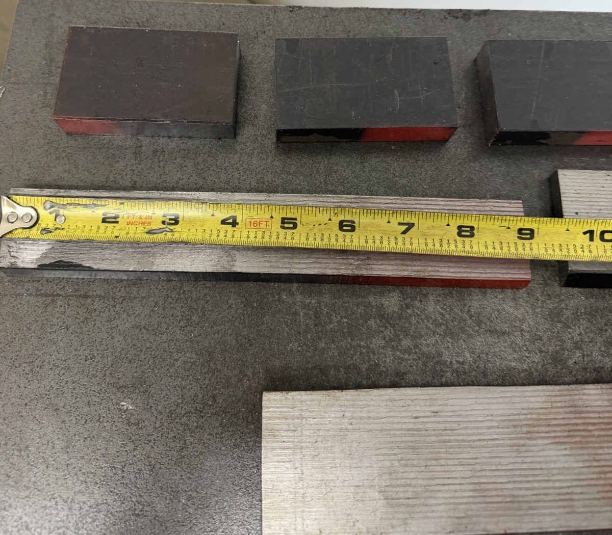 4140 Alloy Steel Bar Lot – Round/Flat/Cutoff Pieces – 7 Pieces – 10.15 LBS