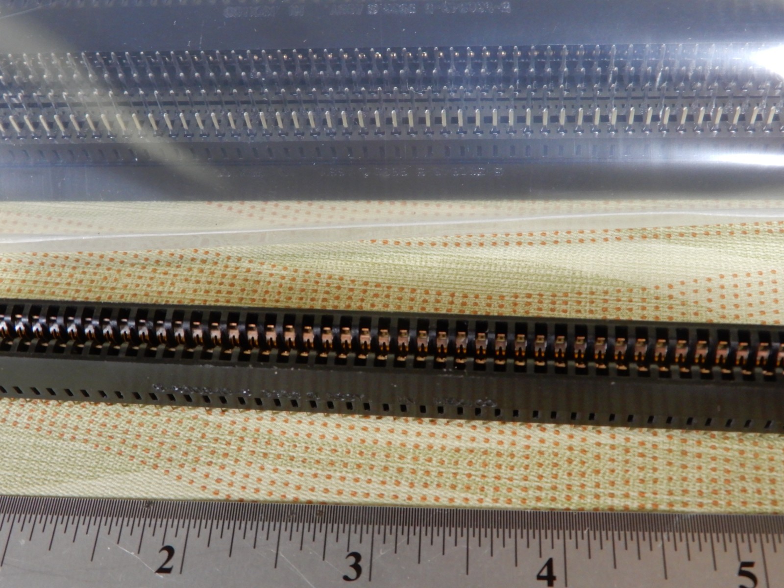 AMP 120 Pin PCB Mount Edge Connectors (10) 5-530843-5 NOS