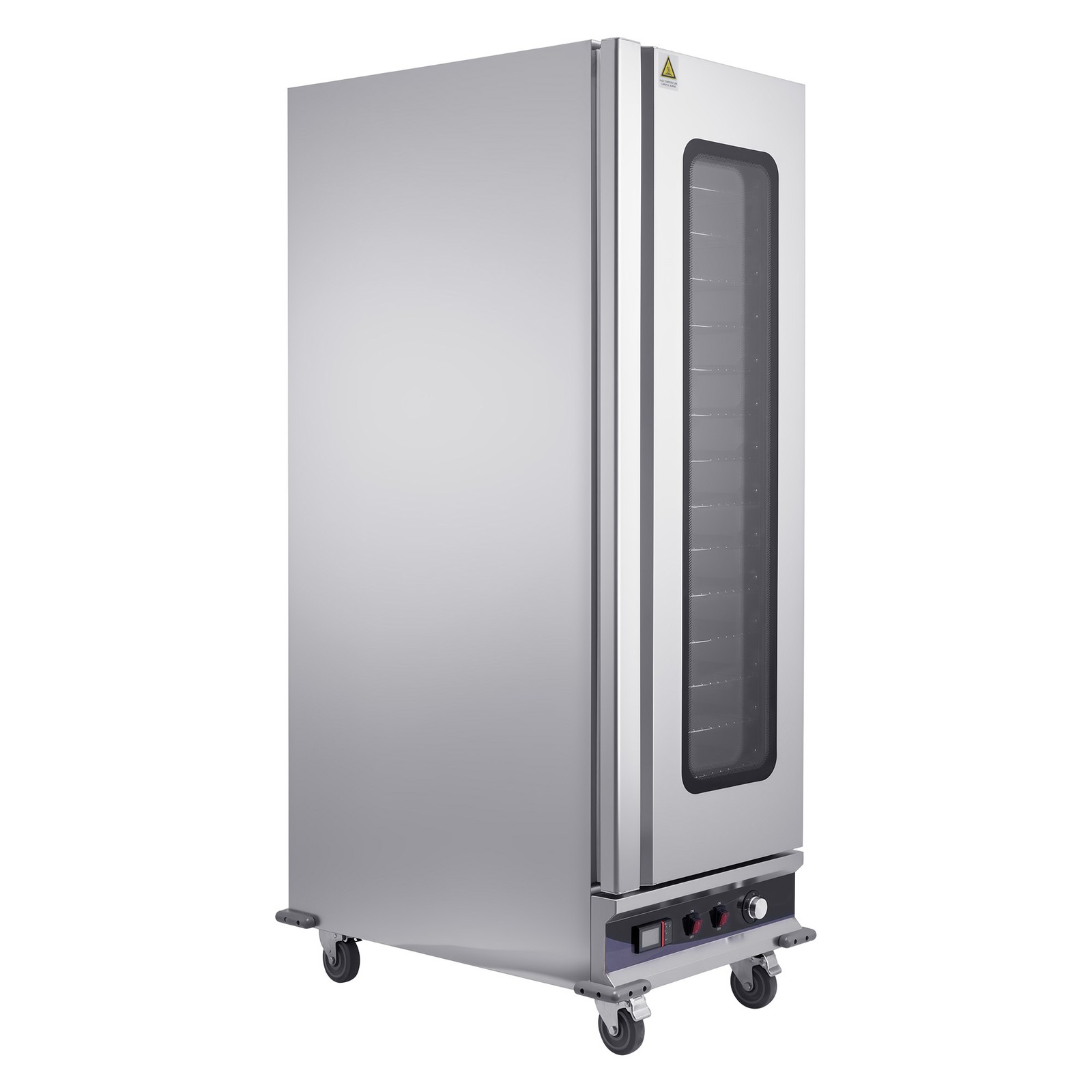 Uimoso Electric Food Warming Cabinet with 16 Tiers and Glass Door
