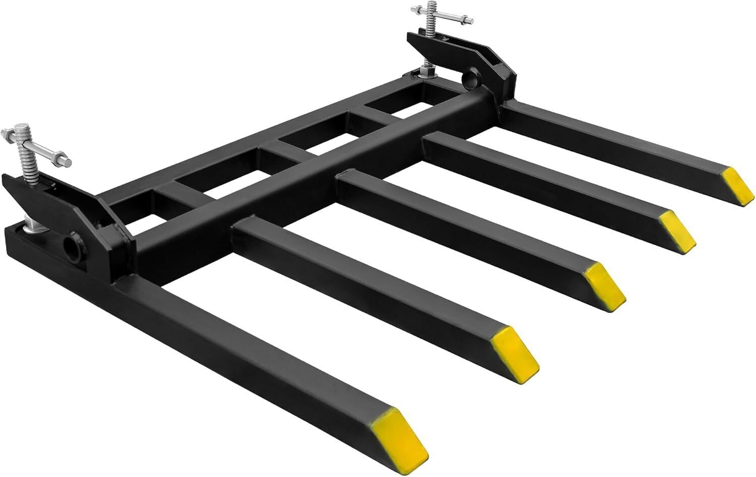 42″ Heavy Duty Debris Fork for Tractor Skid Steer Buckets Clamp on Trash Forks