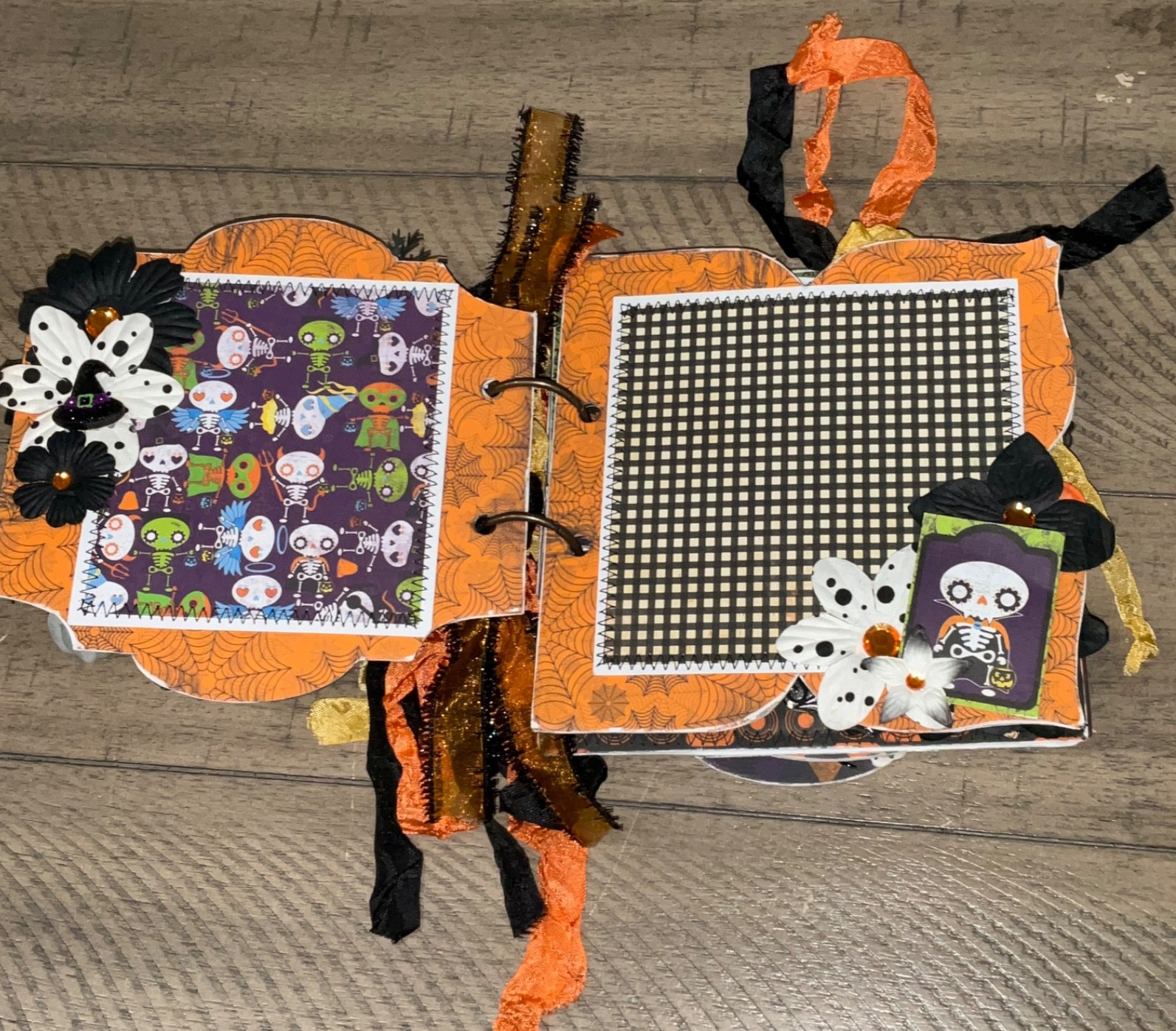 Junk Journal – Halloween Handmade – LOVELY VERY DETAILED OOAK
