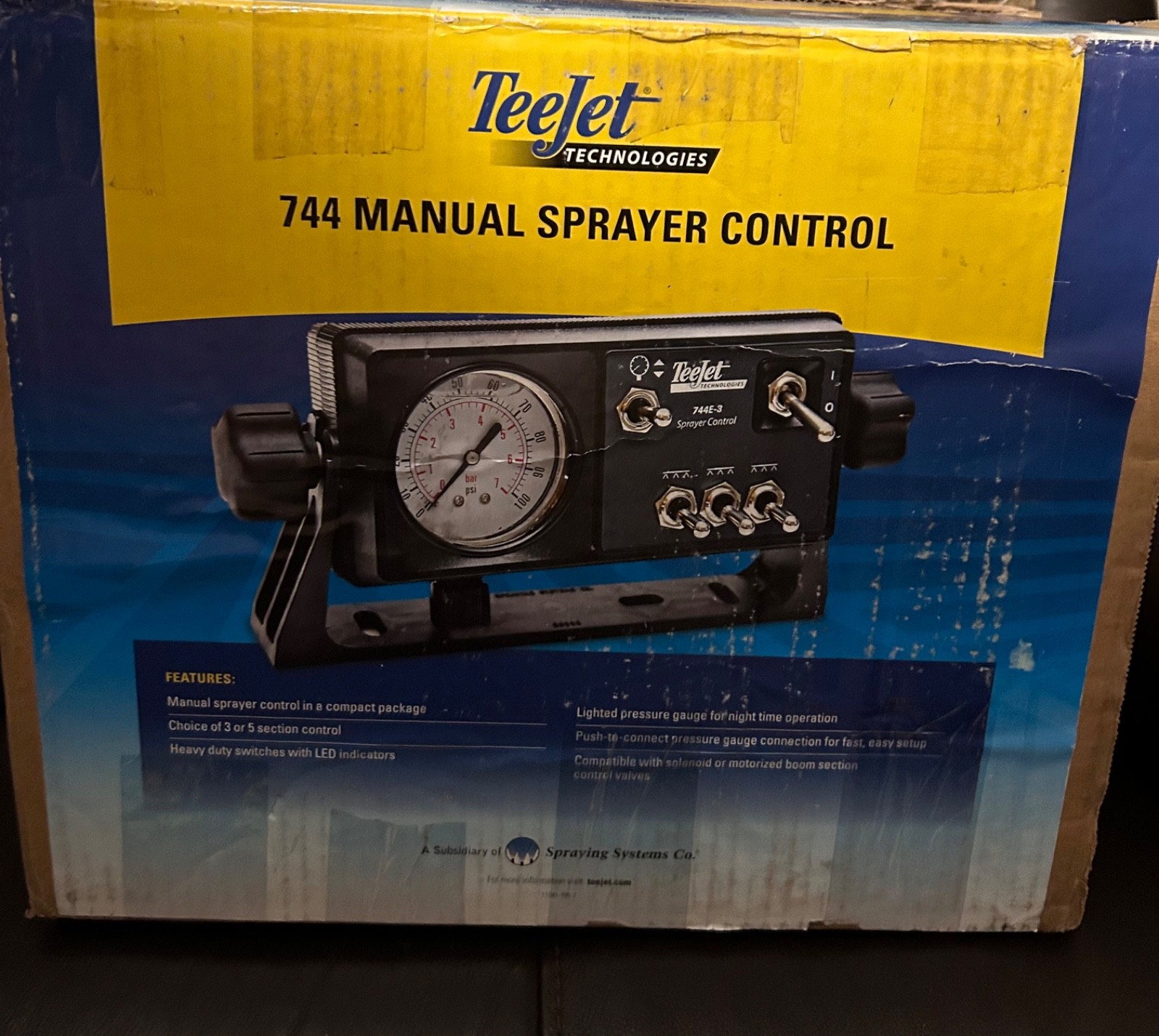 Teejet 744A Triple Section Boom Control w/ Solenoid Harness 90-50149 Farmer
