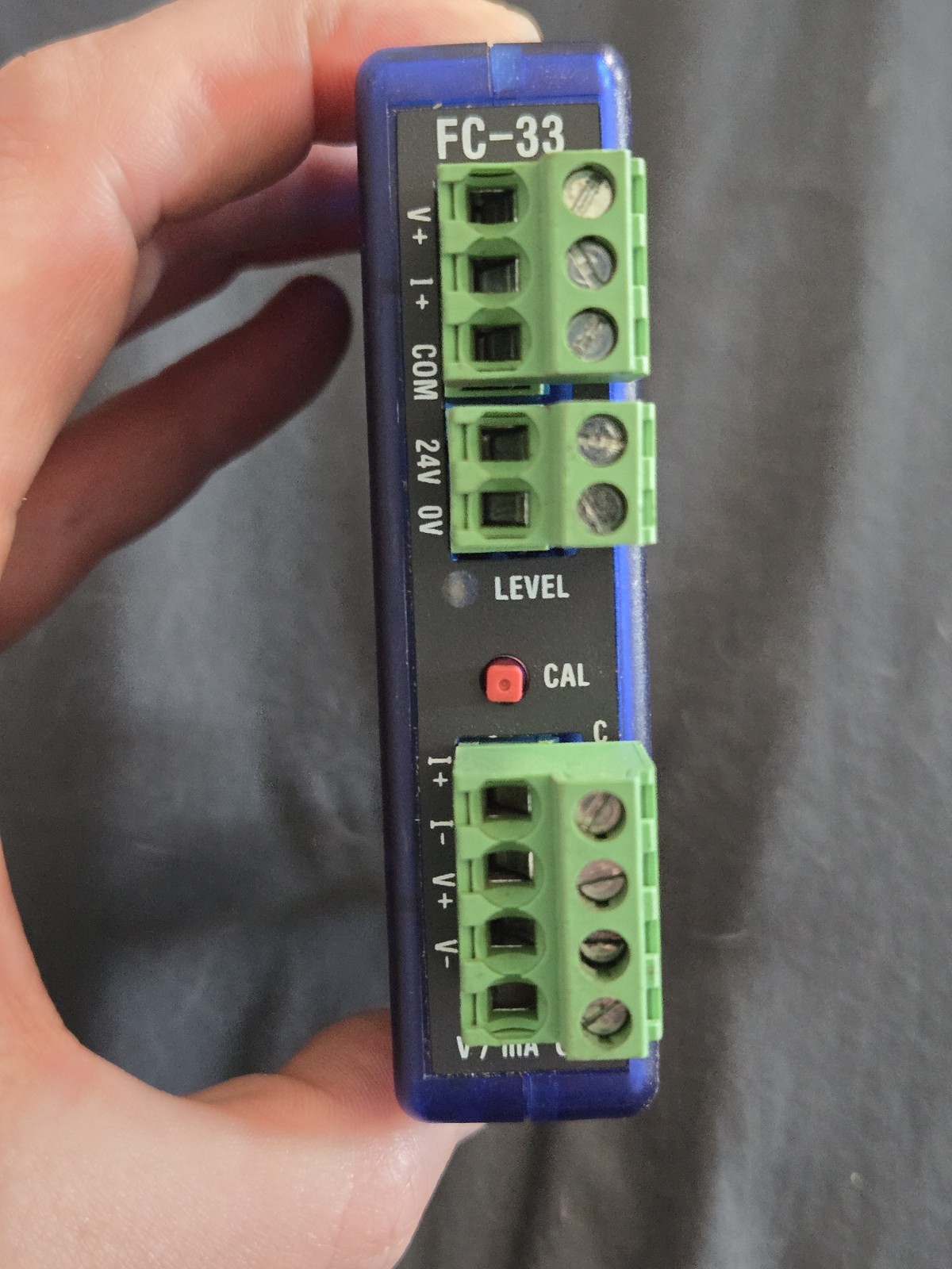 AutomationDirect FC-33 Universal Signal Conditioner Isolator 4-20mA 0-10V 24VDC