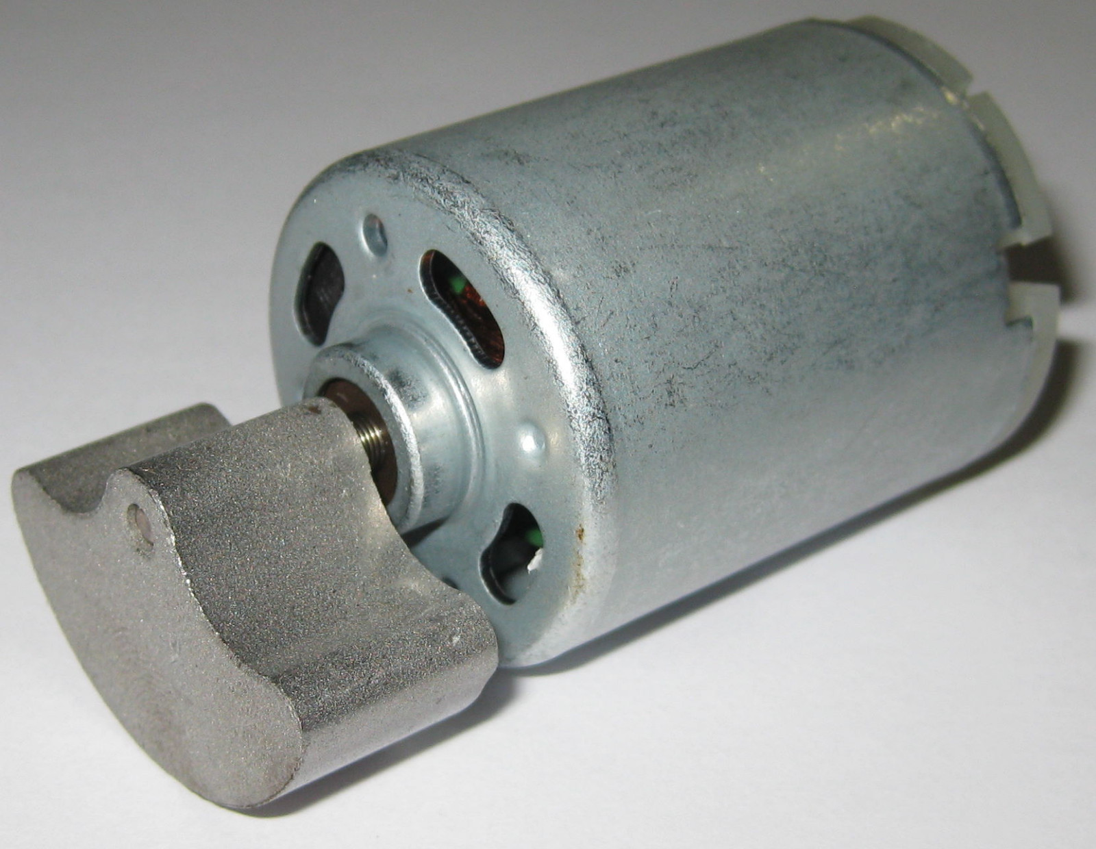 12 VDC Shaker Motor – 4000 RPM – Heavy Massager Metal Weight – 6 to 12 V DC