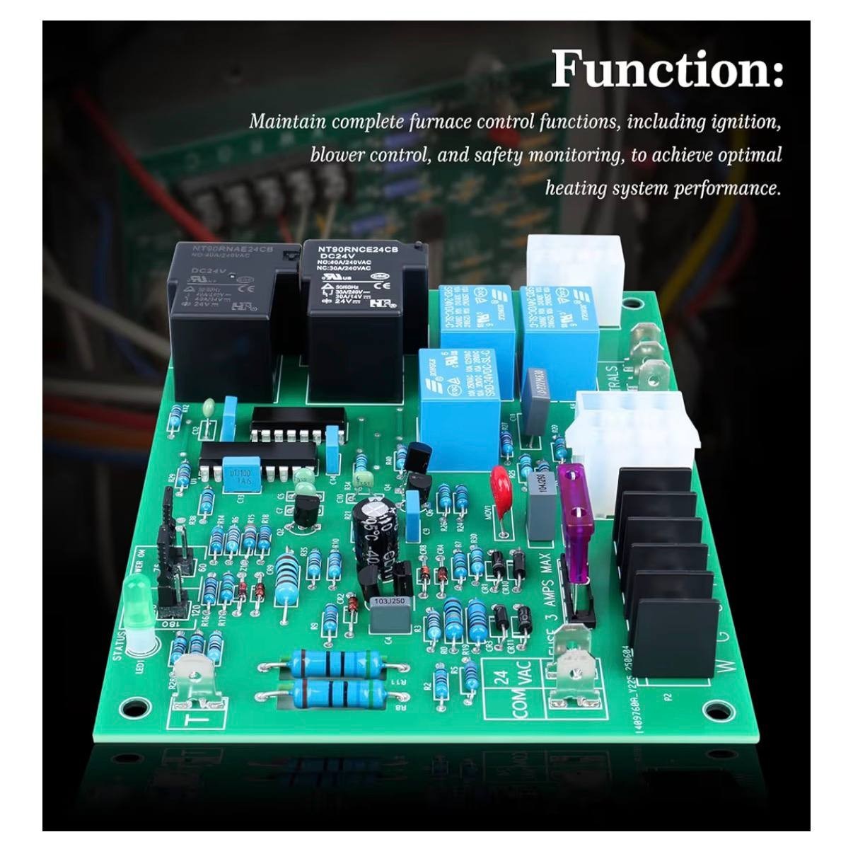 S1-7990-319P Furnace Control Board Replacement for 031-01910 031-01932 ICM2801