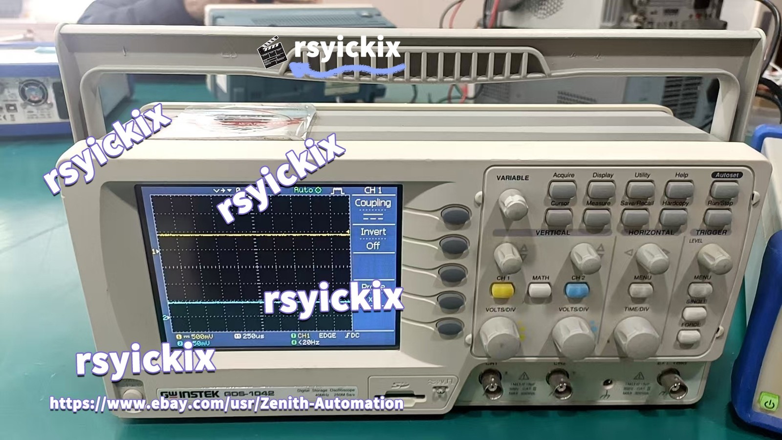 1PC GW Instek GDS-1042 Oscilloscope, 40 MHz, 250 MSa/s