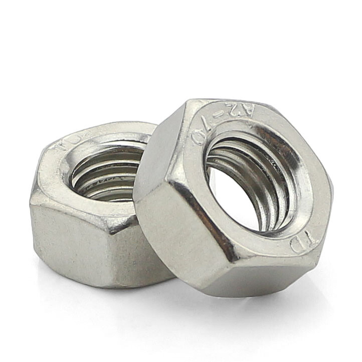 M1 M1.2 M1.4 M1.6 Small Hex Nut 304 Stainless Steel Mini Hex Nut DIN934