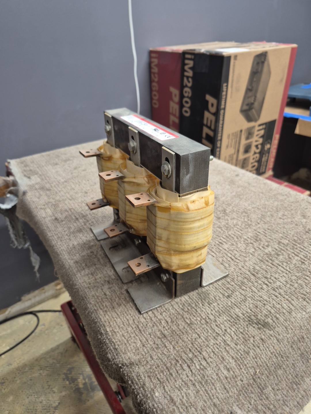 KDR Drive Reactor KDRH43L Motor Amps 125 3PH, 60HZ, 600V MAX, 125A MAX