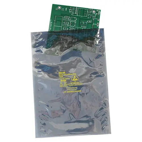 SCS 10035 Metal-In Static Shield Bag 3 in. X 5 in. 100 Count