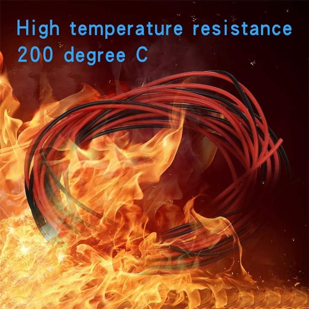 High Quality 30 Gauge Flexible Silicone Wire – Red and Black, Perfect for Models