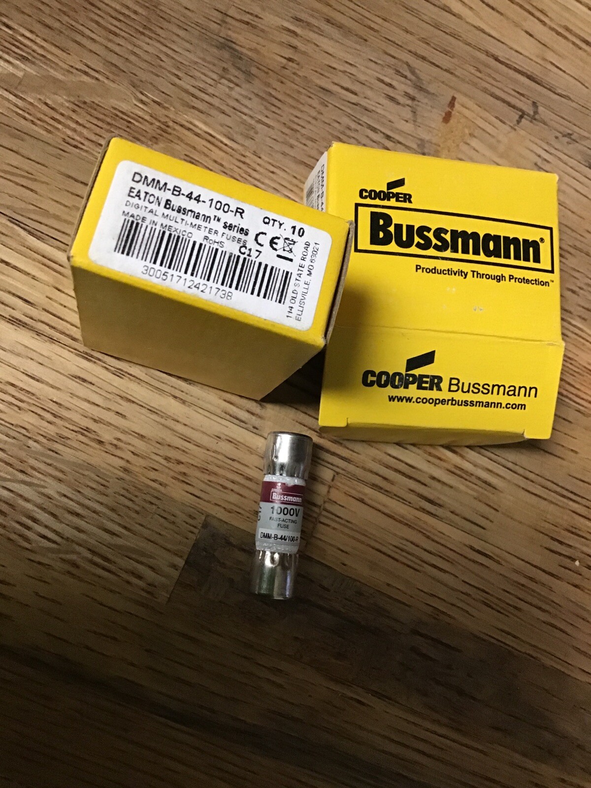 1 PCS COOPER BUSSMANN DMM-B-44-100-R DMMB44/100R FAST ACTING FUSE 1000 VAC/DC