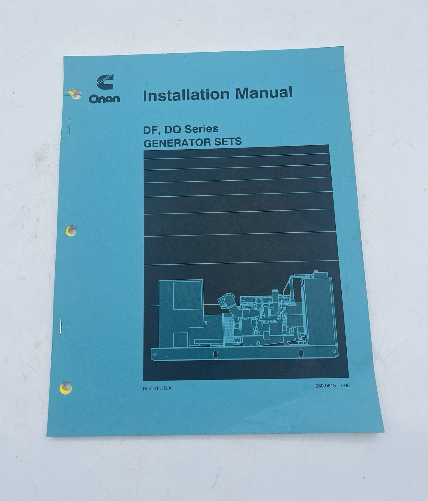 Cummins Onan Generator Installation Manual DF,DQ Series