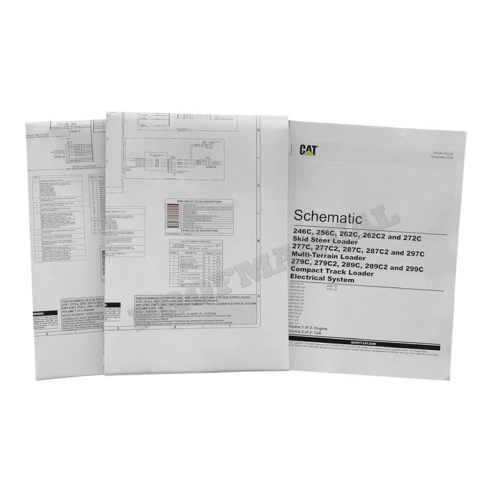 Caterpillar 279C 279C2 289C 289C2 299C Compact Track Loader Full Service Manual