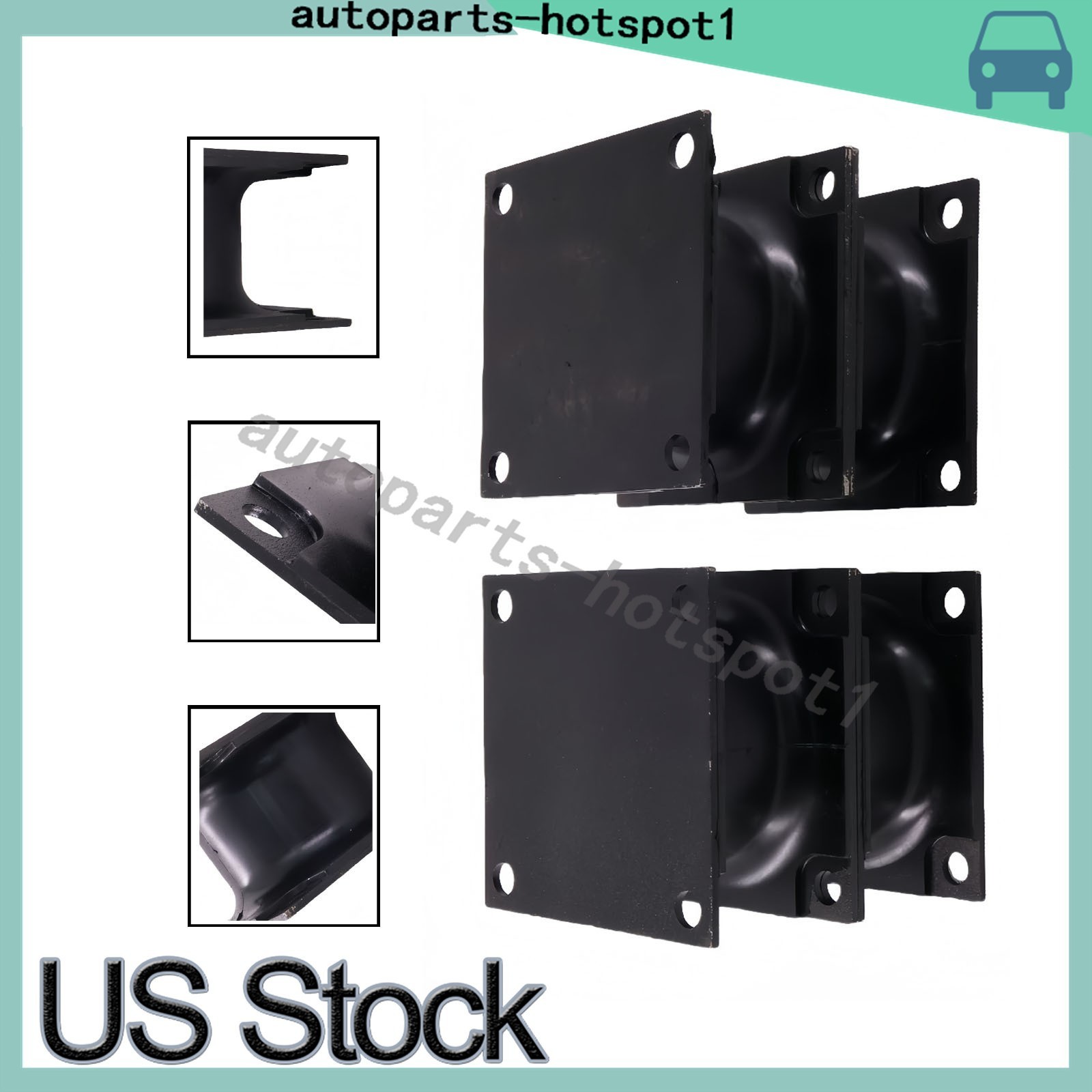 4X Vibratory Plate Compactor Rubber Isolator Shock Mount Fits Stanley Hydraulic