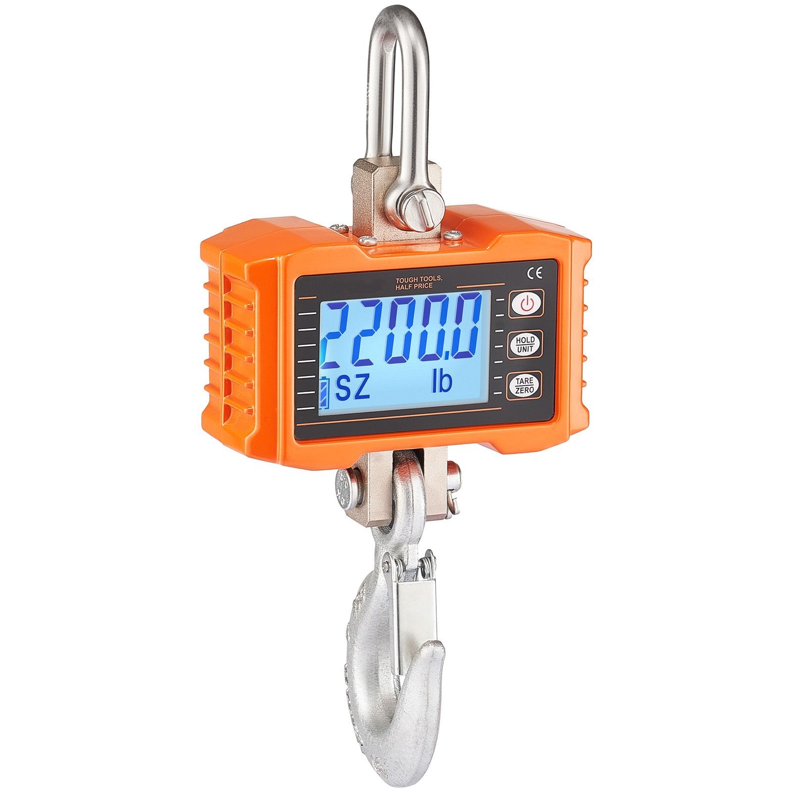 2200 lbs/ 1000 kg Digital Crane Scale with Remote, Heavy Duty Hanging Scale