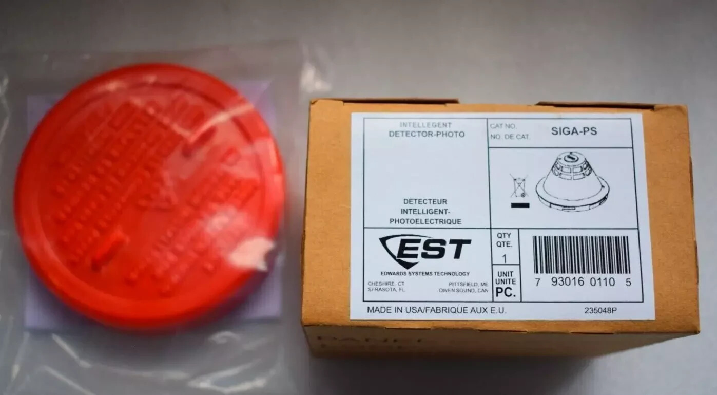 EDWARDS EST SIGA-PS SIGA PS PHOTOELECTRIC SMOKE DETECTOR INTELLIGENT FAST SHIP