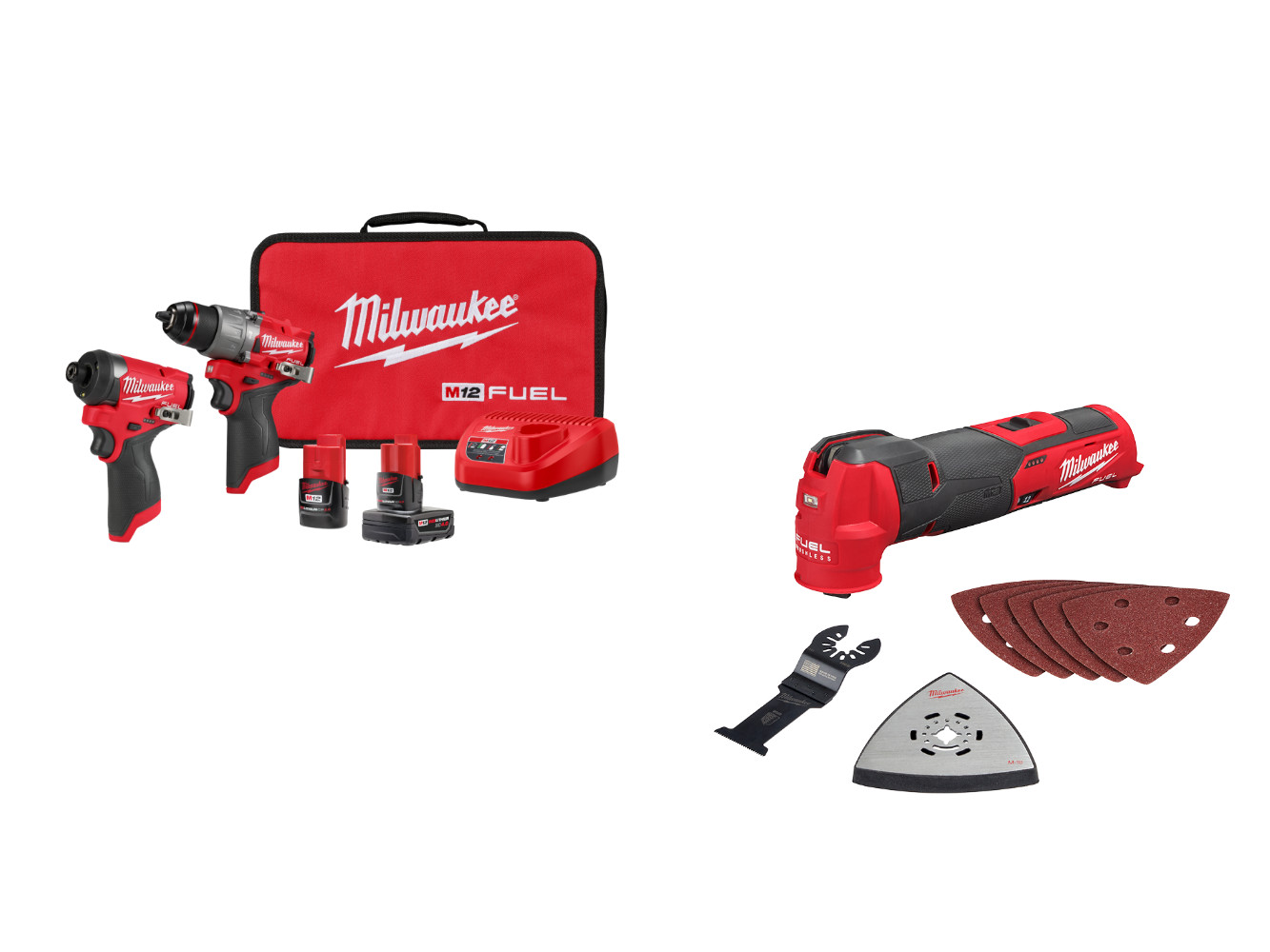 Milwaukee 3497-22MT M12 FUEL 12V 2-Tool Combo Kit w/ M12 Multi-tool