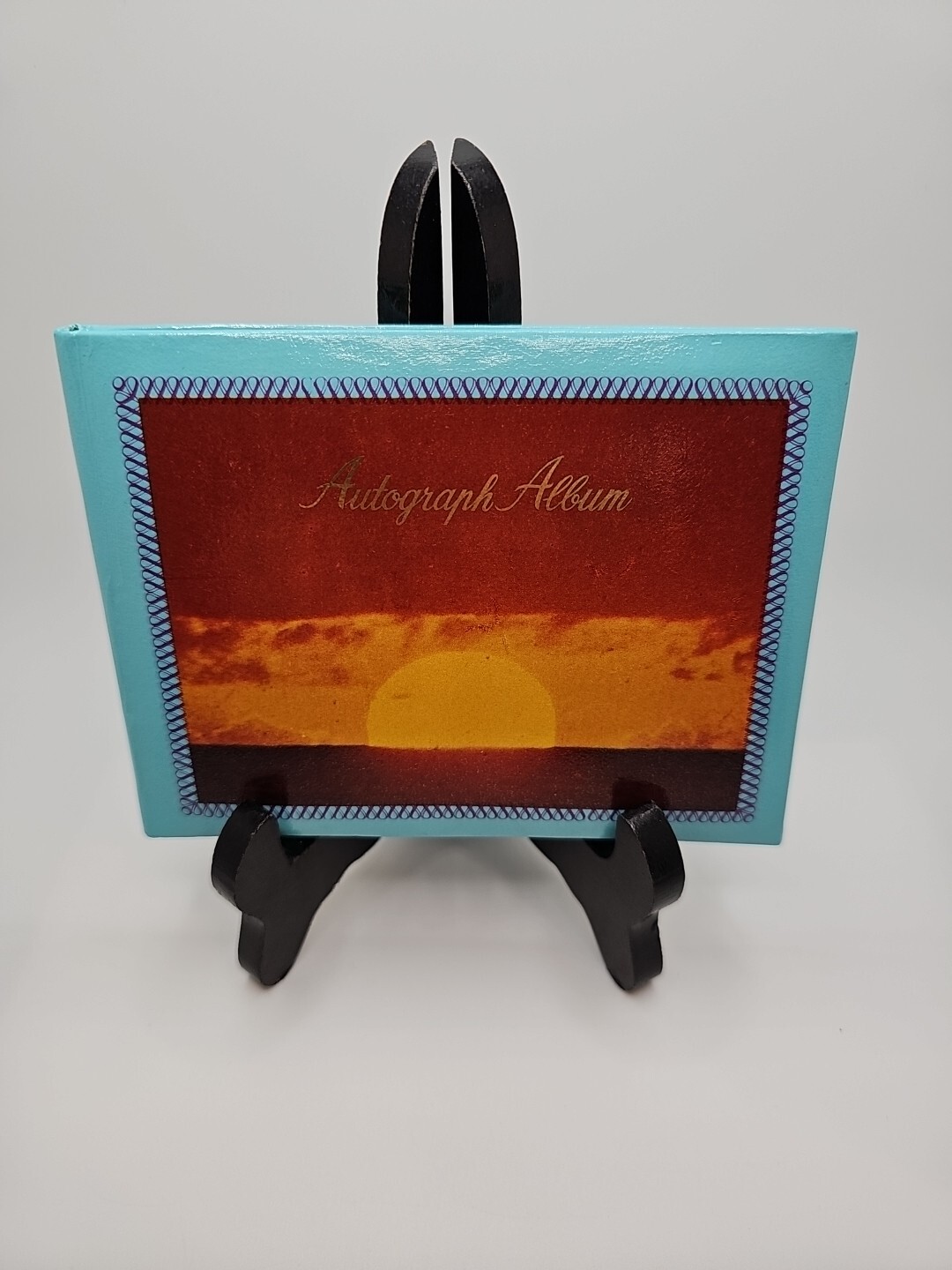 Vintage 70s 80s Address Book Sunset Hong Kong Unused