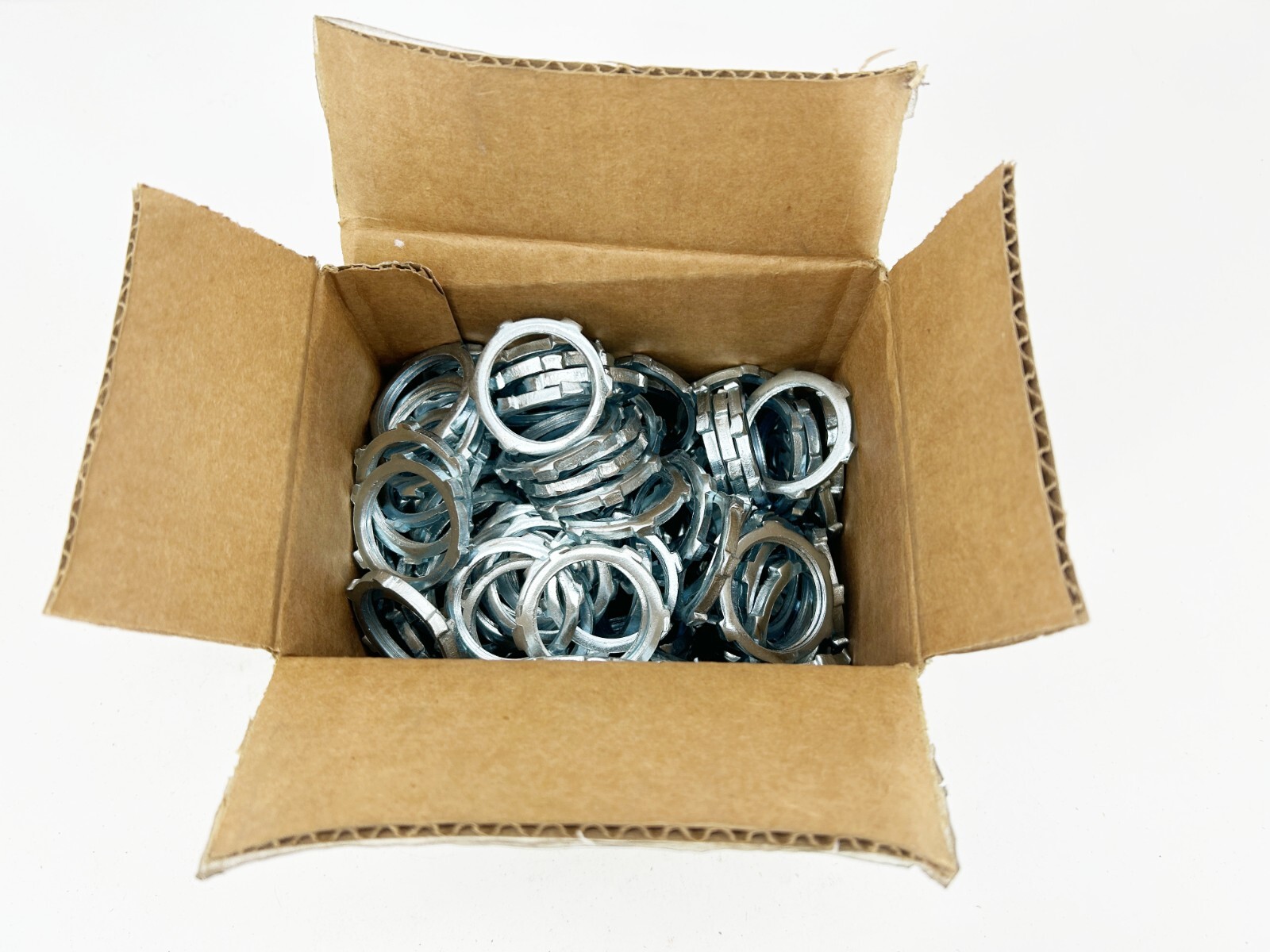Box of 100 L.H. Dottie LN100 Lock Nuts 1″ Zinc Plated Steel